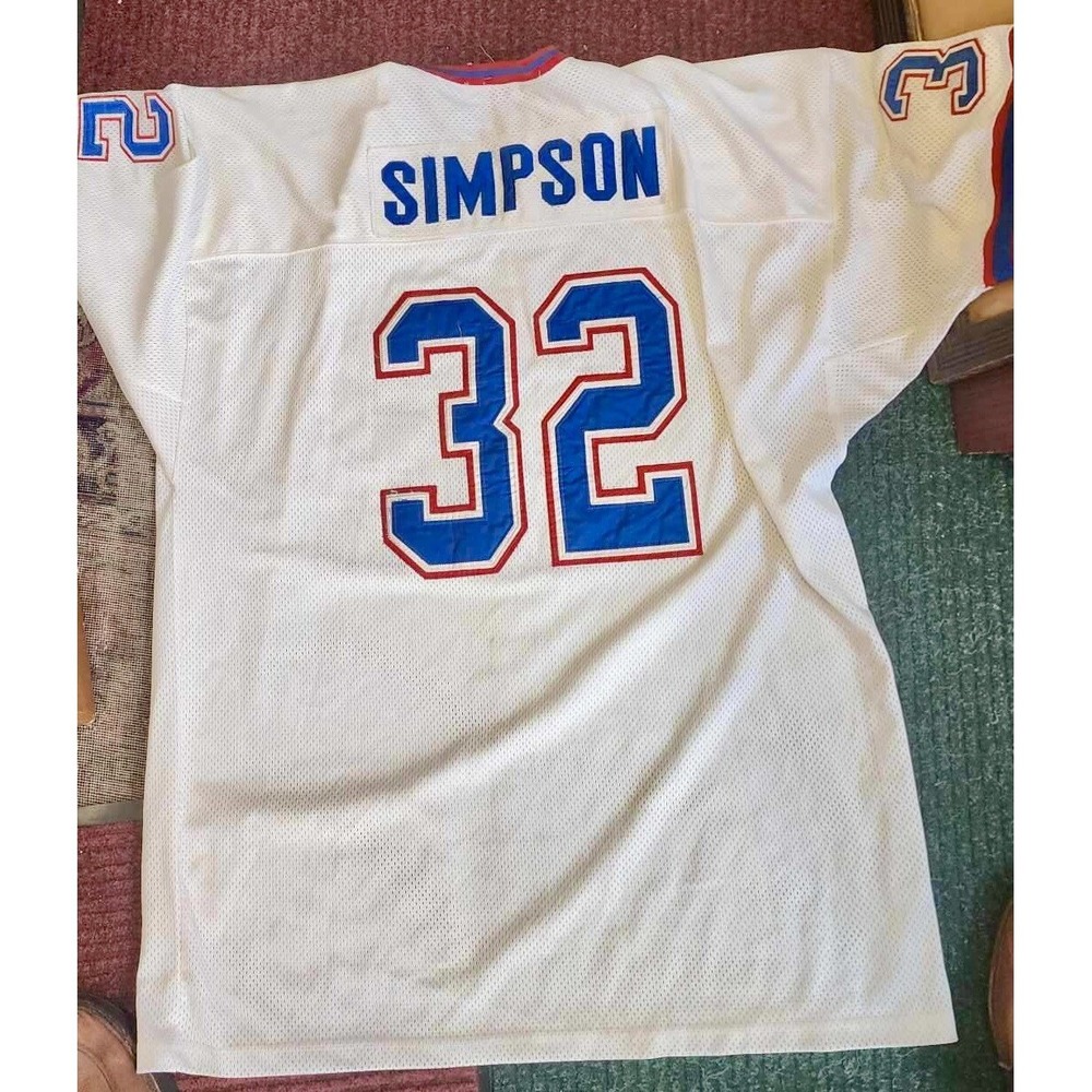 Buffalo Bills O.J. Simpson 1970's Mitchell & Ness Authentic Throwback Jersey - Picture 2 of 4